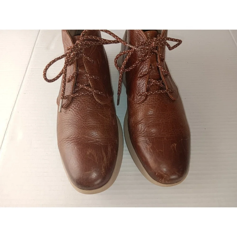 Cole Haan Grand Tour Chukka Men's Size 9.5 M Leather Brown Boots C25564